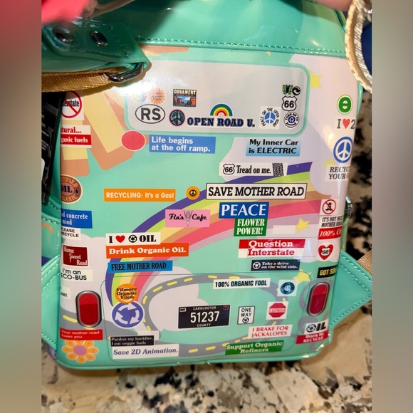 NWT Loungefly Cars Fillmore Cosplay Mini Backpack - Picture 3 of 8